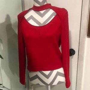 Divided H&M. Top Chest Cutout Long Sleeve.